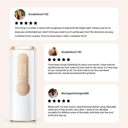 Hair Removal Device - 3-in-1, 999900 Flashes