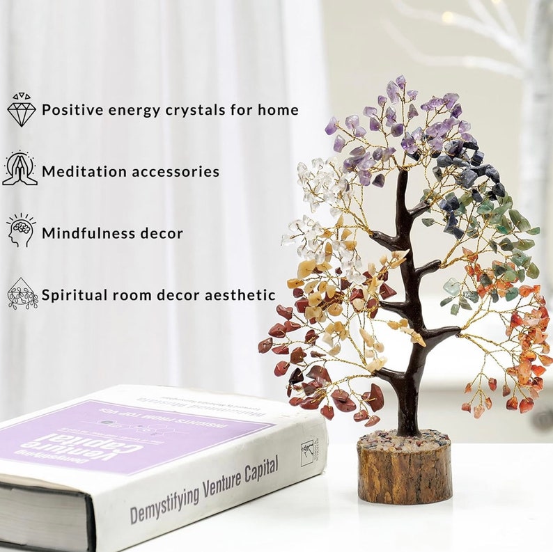 Seven Chakra Crystal Tree