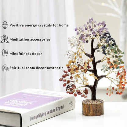 Seven Chakra Crystal Tree