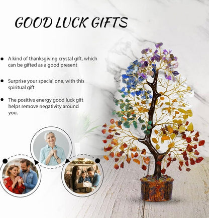 Seven Chakra Crystal Tree