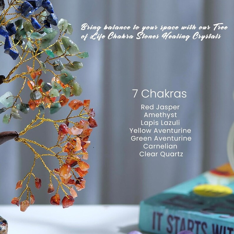 Seven Chakra Crystal Tree
