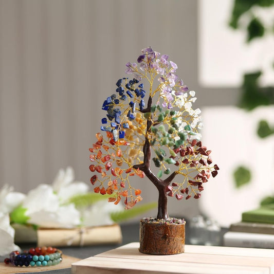 Seven Chakra Crystal Tree