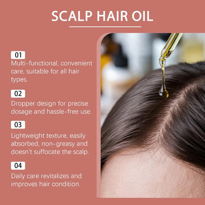 Halora Hair Oil for Thicker Fuller Hair | Scalp Nourishing for Men & Women~ 60ml