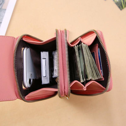 👜 📱 Women's Touch Screen Messenger Bag – Smart Phone Charging, Anti-Theft & Water-Resistant ✨