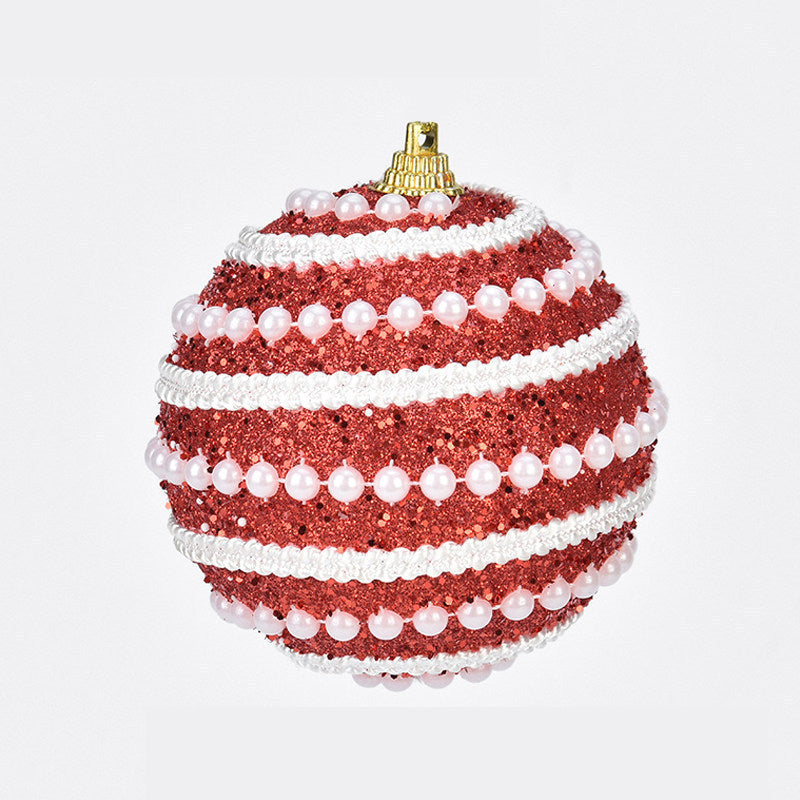 Sequin Shatterproof Christmas Ball Ornaments