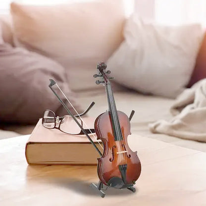 🎻 LAST-MINUTE CHRISTMAS: 50% OFF 🎄 Mini Violin Model Ornament – Exquisite Detail, Perfect for Graduation Gift & Holiday Decor ✨📦