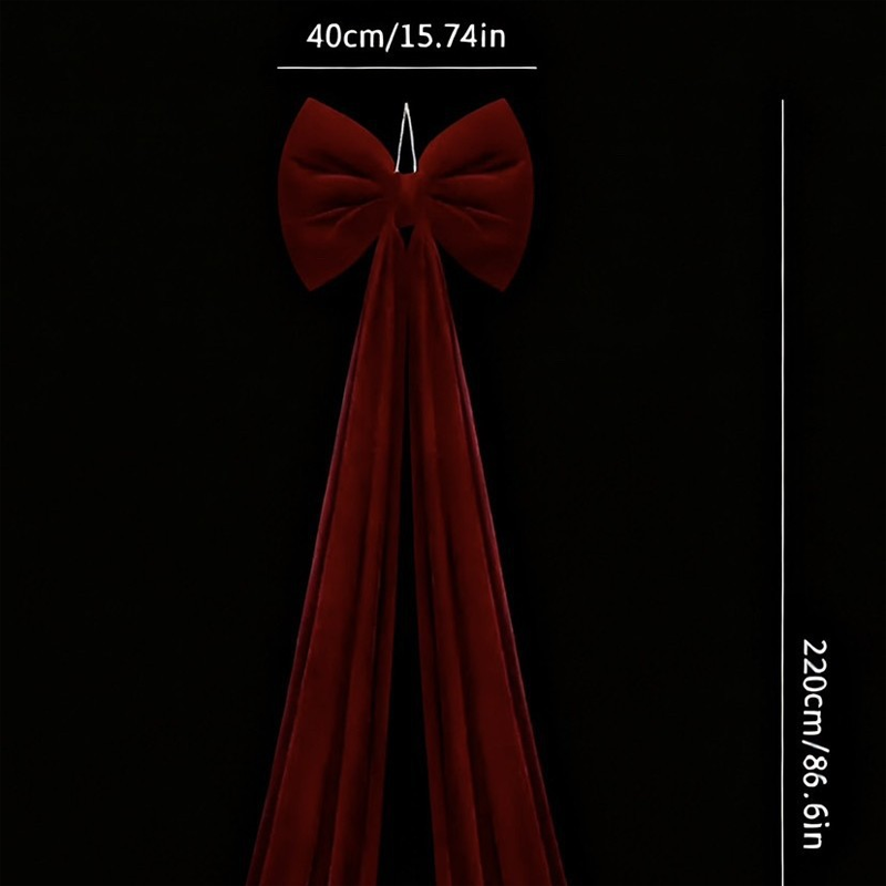 🔥Christmas Sale 50% OFF!!🔥 Christmas Bow Ornament with Long Ribbons