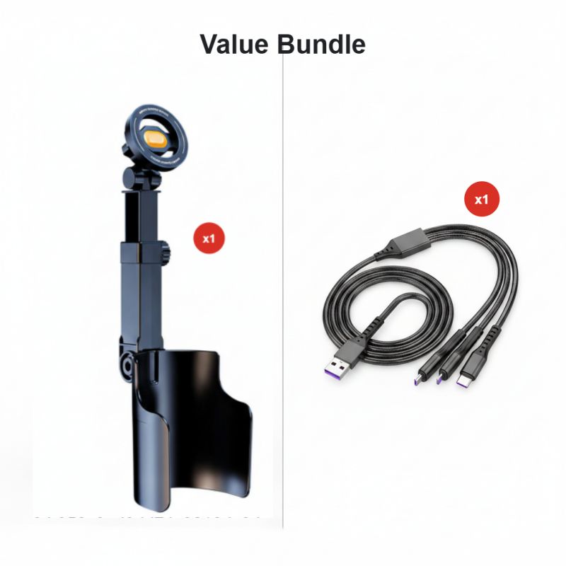 Justerbar Mobilholder for Bilens Koppholder