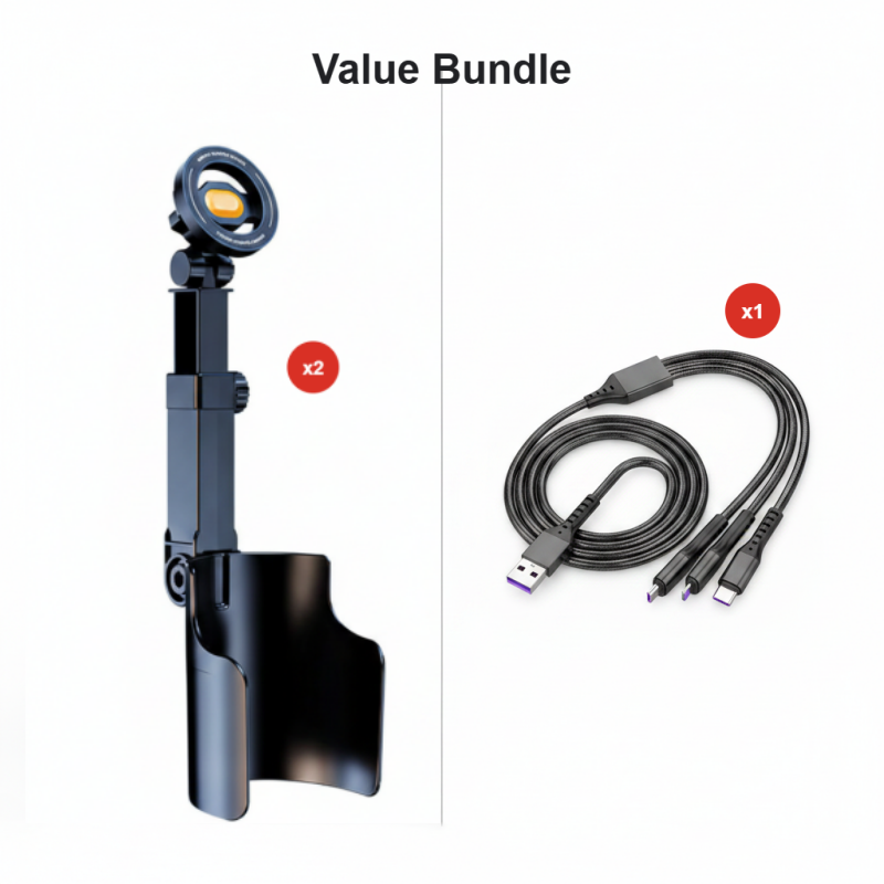 Justerbar Mobilholder for Bilens Koppholder