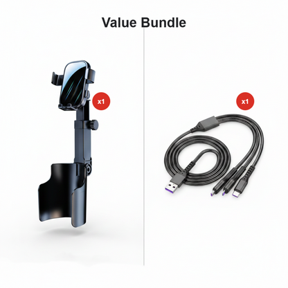 Justerbar Mobilholder for Bilens Koppholder
