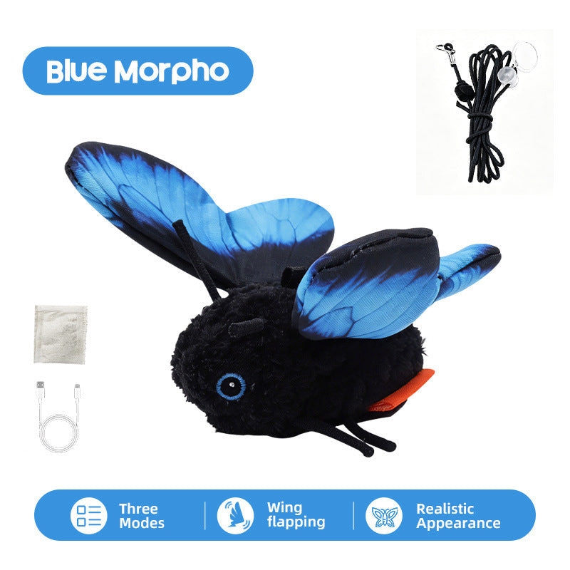 Smart Sensing Flapping Butterfly Toy Interactive Cat🐾