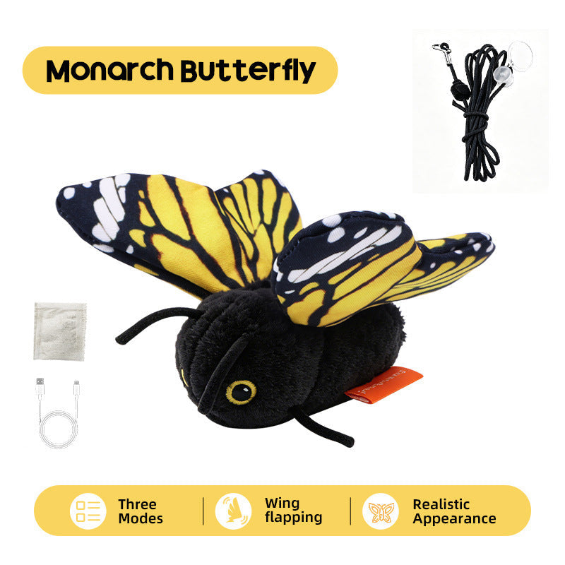 Smart Sensing Flapping Butterfly Toy Interactive Cat🐾